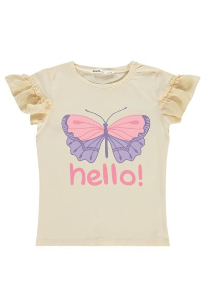 Civil Girls Тениска за момиче 2-5 години слонова кост