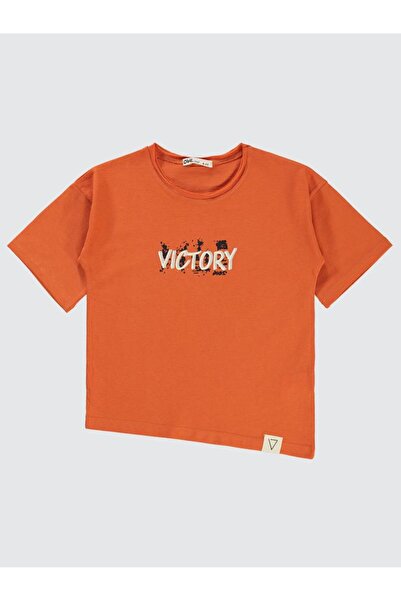 Civil Boys Μπλουζάκι για αγόρι 6-9 Χρόνια Πορτοκαλί