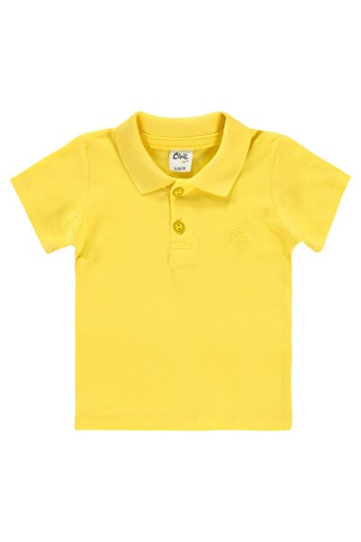 Civil Baby Palmiye Nakışlı 6-18 Ay Tişört - Sarı12-18 Ay