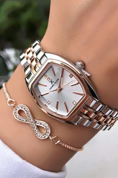 Daniel Klein Yeni Sezon Orijinal Oval Kasa Kadın Kol Saati Bileklik Hediyeli