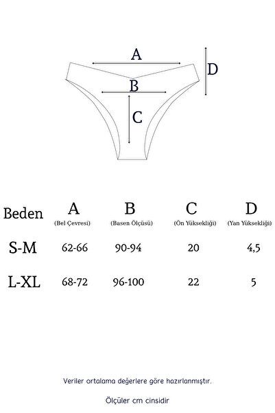 Newlilla 330 Жіночі безшовні лазерні бразильські трусики, пакет V3-330