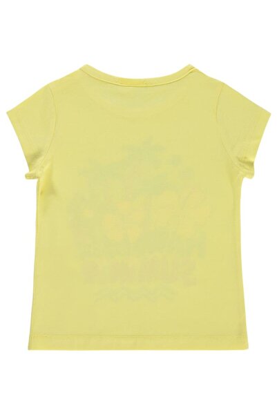 Civil Girls تي شيرت بناتي 2-5 سنوات أصفر