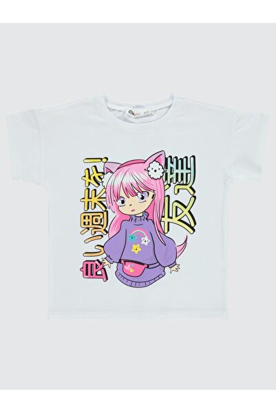 Civil Girls Μπλουζάκι Anime με τύπωμα 2-5 ετών - Λευκό 4-5 ετών