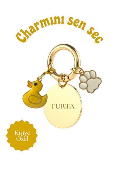 TRENDY PAWS İsme Özel Altın Kaplama Kedi Köpek Isimlik Künye Sea Star