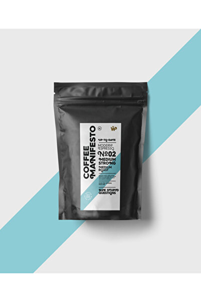 Coffee Manifesto No02 Modern Espresso Çekirdek Kahve 250 Gr