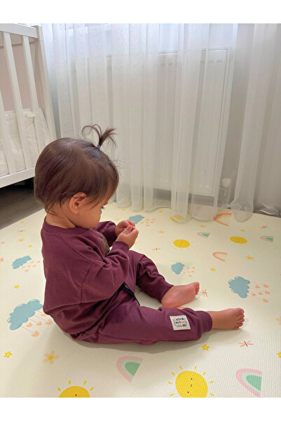 vovido kids Kız Bebek/Çocuk Takım - Mürdüm