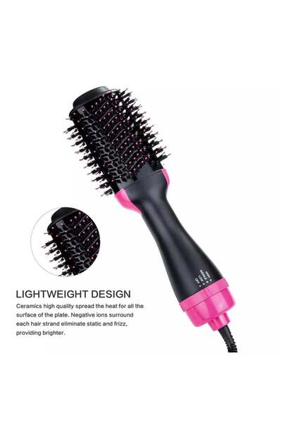 fulina 3-in-1 Style hot air Comb with Temperature Control and fine Rubber Coating for Straight Hair.