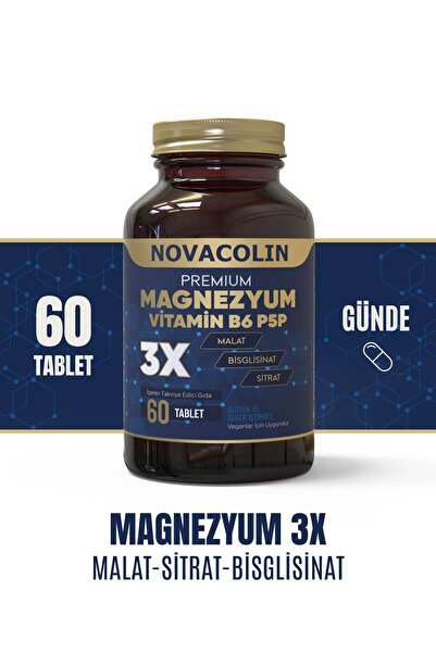 NOVACOLIN Magnezyum 3X 60 Tablet