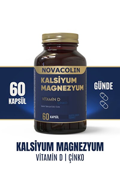NOVACOLIN Kalsiyum Magnezyum 30 Bitkisel Kapsül