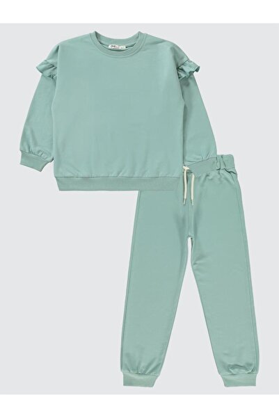 Civil Girls Girl's Tracksuit Set 10-13 Years Green