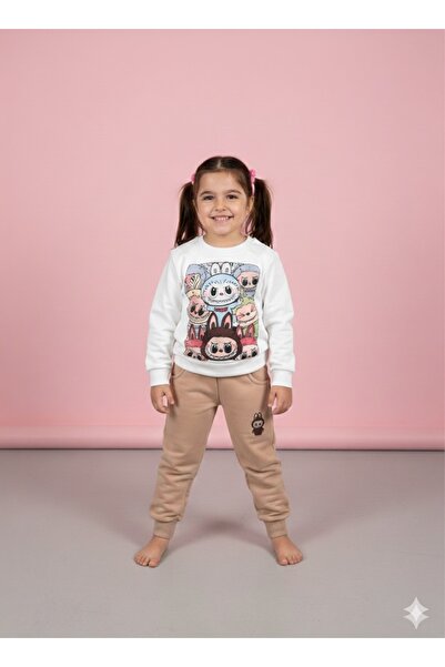 Labubu Desenli̇ 3 İpli̇k Alt Üst Takim