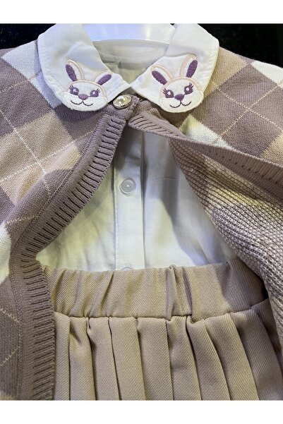 Alvadonna Triple Set with Skirt for Girls