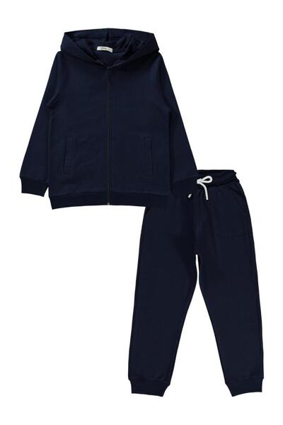 Civil Boys طقم بدلة رياضية للأطفال للجنسين من عمر 6 إلى 9 سنوات باللون الأزرق...