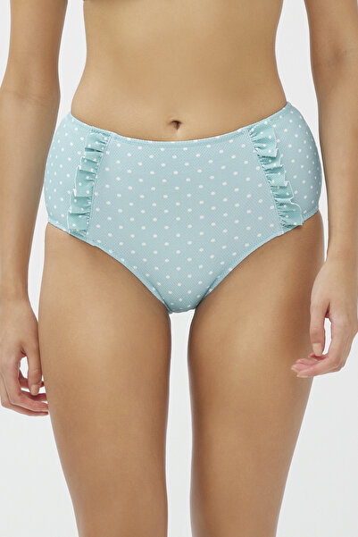 Penti Mint Yeşili Nora High Ruffle Bikini Altı