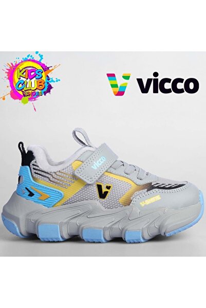 Kids Club Shoes حذاء رياضي للأطفال من فيكو سبيس باللون الرمادي