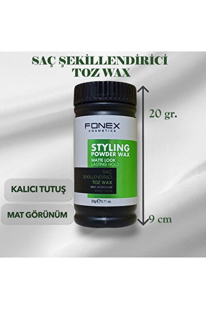 Fonex Saç Şekillendirici Toz Wax Mat Görünüm 20 gr.