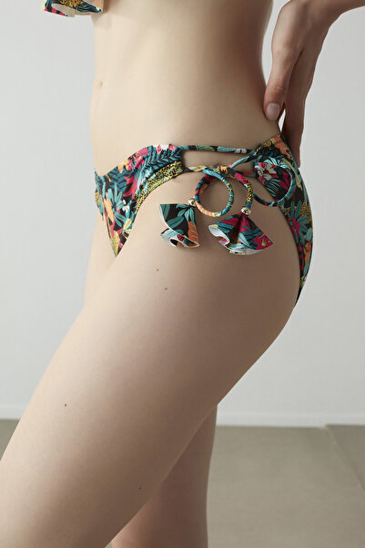 Penti Partea de jos de bikini Kaua Ring multicoloră