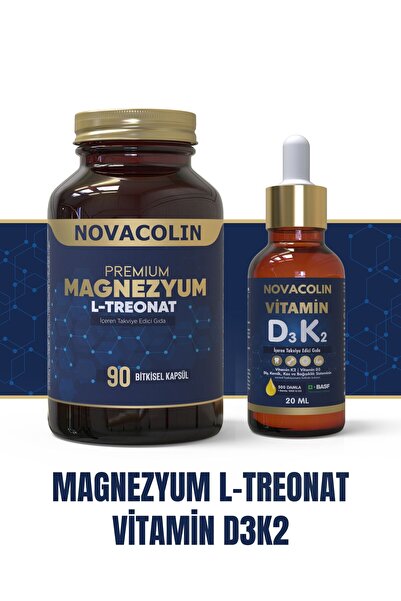 NOVACOLIN Magnesium andVitaminD3k2 20ML- 90 Capsules Drops