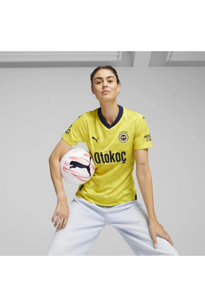 Puma 772008-04 Fsk Away 23/24 Kadın Forma Sarı-Lacivert