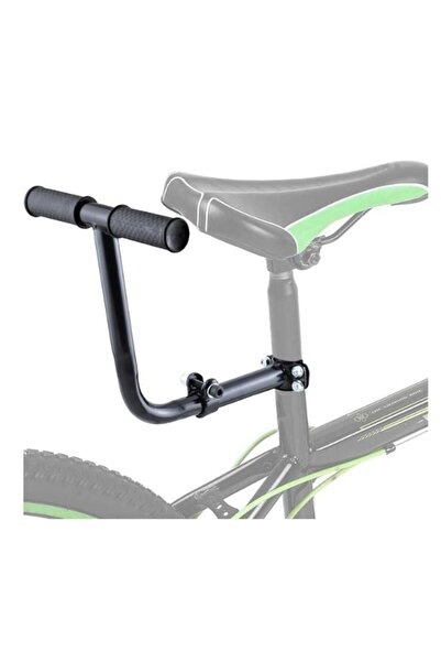 SARİSSA BİSİKLET Suport pentru copii pentru șa de bicicletă reglabil, mâner de prindere compatibil cu portbagajul negru de fier