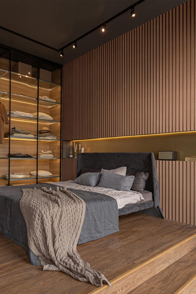 Bien Duvar Kağıtları 3d Effect 2668 Lambri Panel Ahşap Duvar Çıtası Desenli D...