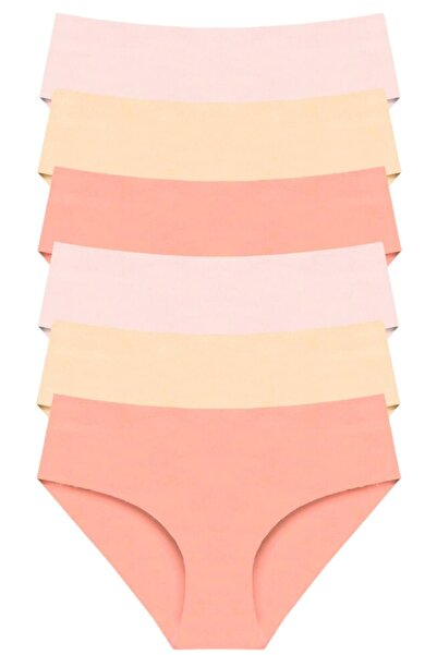 Newlilla 307 Жіночі безшовні лазерні трусики, набір з 6 штук