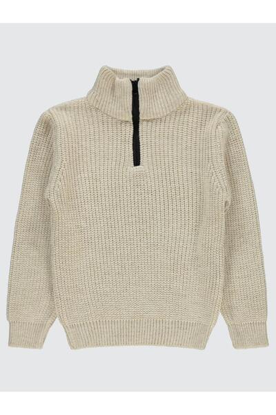 Civil Boys 6-9 Years Old Boy Beige Sweater