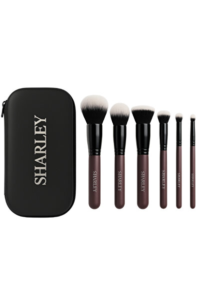 Sharley Çantalı 6'lı Profesyonel Makyaj Fırça Seti | Professional Makeup Brush Set - 8684981985901