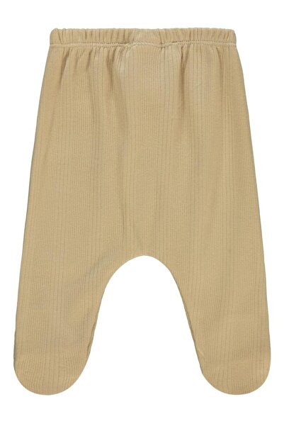 Civil Baby Araba Aplikeli 3-6 Ay Tek Alt Bebe - Kahverengi 1-3 Ay