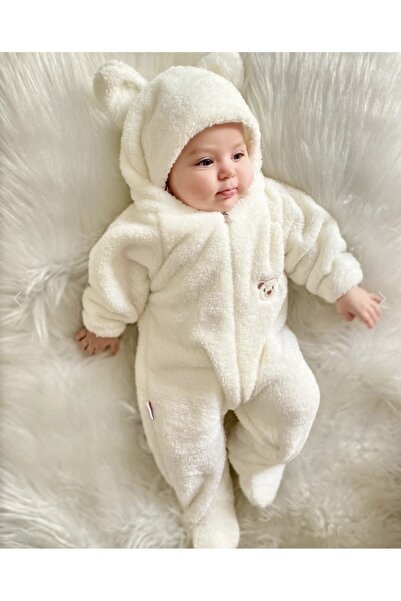 MeaShop Peluş Ayıcık Bebek Uyku Tulumu Unisex Wellsoft