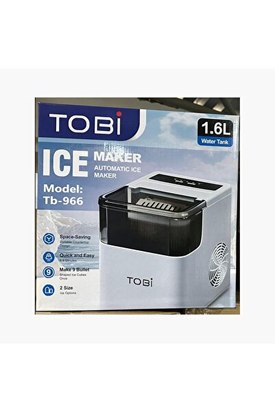 Generic Ice Maker Machine SK-03038, 1.3L, 12kg/24h, 9 Cubes Ready in 6 Mins, Remote Ice Making, Self Cleanin