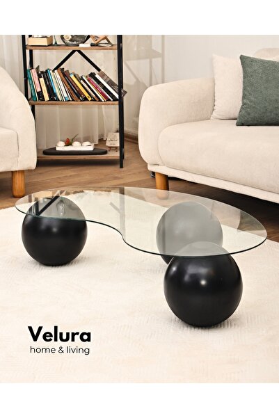Velura Home & Living Modern Orta Sehpa & Küre Sehpa & Top Sehpa & Cam Sehpa S...