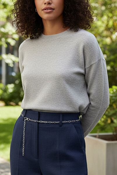 PİNKMARK PINKMARK Γυναικεία Ασημένια Ζώνη Αλυσίδας - PMKM25637