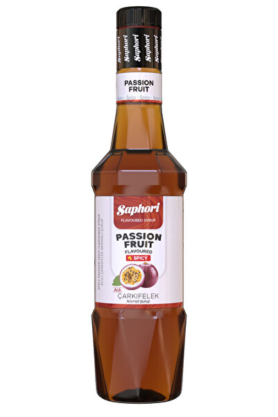 Spicy Passion Fruit Baharatlı Çarkıfelek Acılı Çarkıfelek Kokteyl Şurubu 700 ML