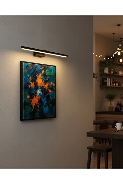 Özcan Aydınlatma Özcan Aydınlatma 5124-1-19 Küçük Turna Pano Aydınlatma Siyah