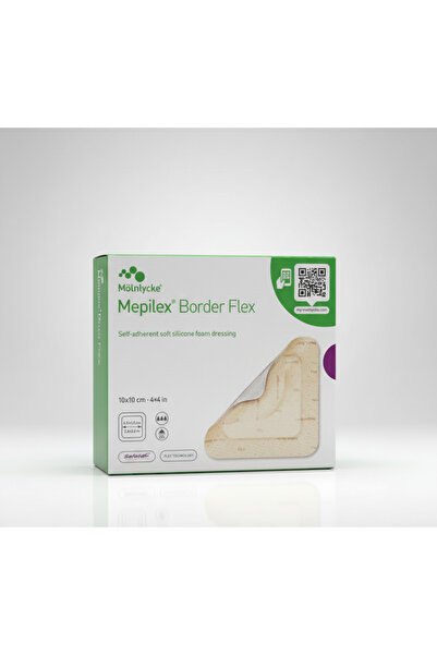MÖLNLYCKE HEALTH CARE Mepilex plasters 10cm*10cm for difficult wounds and bedsores (box: five pieces)