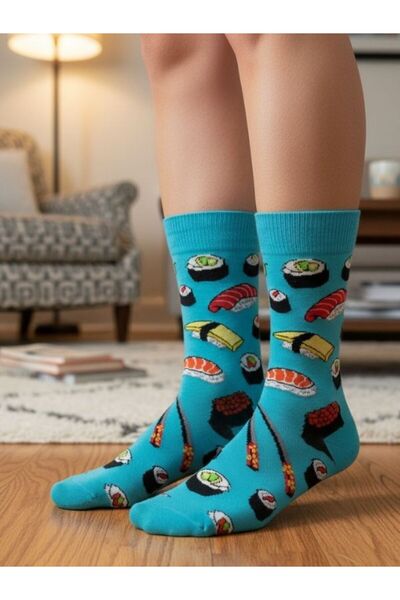 AKSU ÇORAP جوارب بتصميم رولز وسوشي