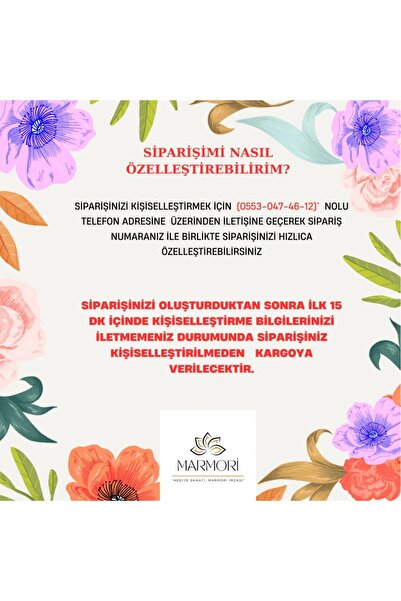 MARMORİ MARMORİ MAVİ EL YAPIMI SERAMİK KUPALI SONSUZLUK GÜLLÜ EPOKSİ ANA. MUMLU ÇİKOLATALI HEDİYE SETİ