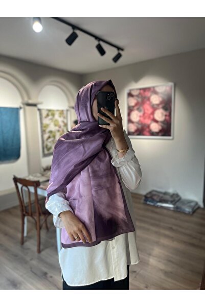 Merwiss Bella Desen Soft Şal - Mor