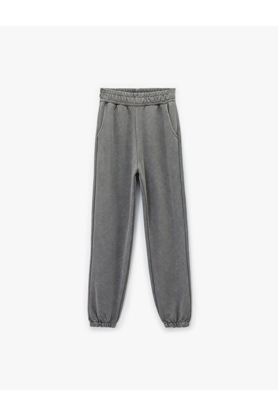 Koton Πλενόμενος ελαστικός ιμάντας μέσης με τσέπες με ανάγλυφο σχέδιο