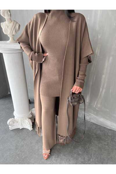 MAY MARA Women's 3-Piece Skirt with Flash Detail Comfortable Vest Kit Set