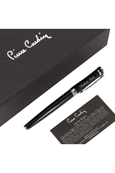 Pierre Cardin Kişiye Özel Pierre Cardin Roller İmza Kalemi Siyah P143