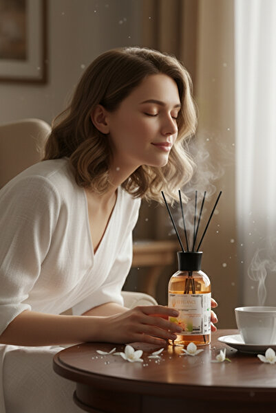 Elegance vip Perfume YASEMİN ÇİÇEĞİ Reed Diffuser Bambu Çubuklu Oda Kokusu 110 ml