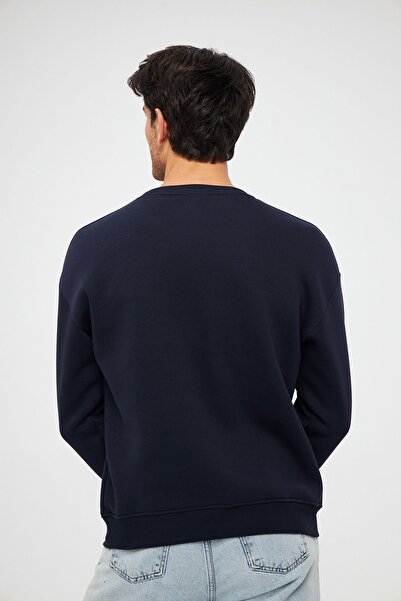 YÜKSEL IŞIK Світшот з велосипедним коміром, синій колір, унісекс