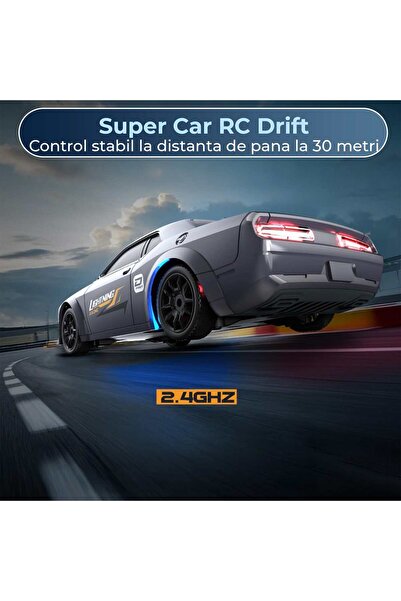 Timebox RC Toy Car Drift 4WD High Speed Remote Control 1:16 Scale Rechargeable LED Racing