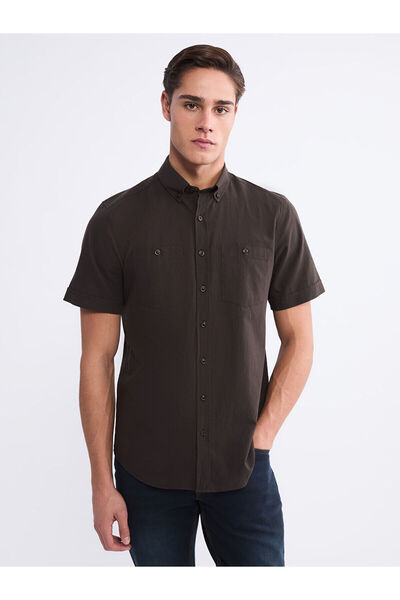 LC Waikiki Ανδρικό κοντομάνικο πουκάμισο Vision New Season Regular Fit