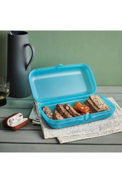 Tupperware Beslenme Kabı Istiridye Saklama Kutusu Turkuaz Hsgl