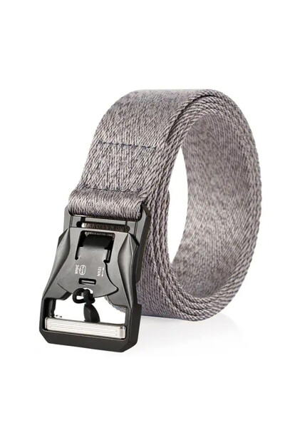 PUFO Supreme belt for men 4 x 125 cm, durable, gray