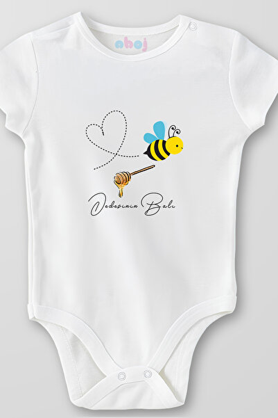 Ahoj بدلة أطفال من القطن العضوي بنسبة 100% بأكمام قصيرة من ديدسون هاني