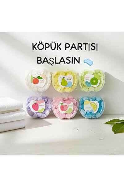 zeydam 6 Pcs (6X250) Portable Magic Soap 1 Pack Is 250 Pcs Practical for Trav...